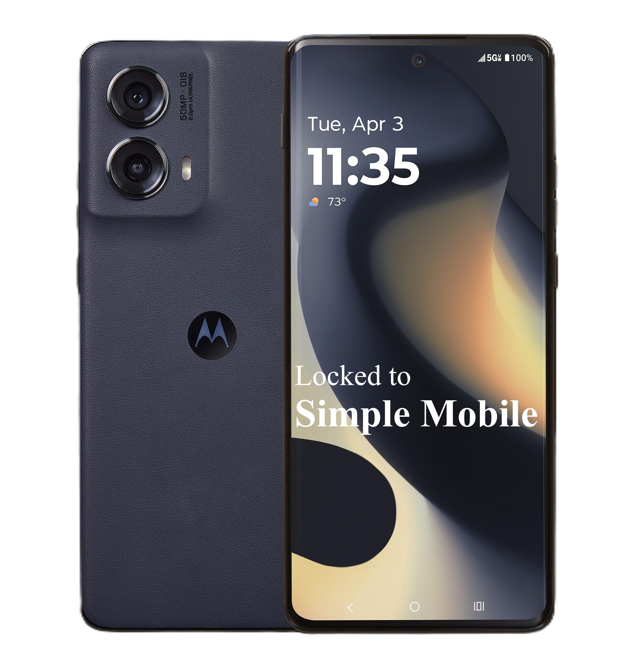 Motorola Edge 2024 | Locked | 256GB | 5000mAh Battery | 50 MP Camera | Gray | Prepaid Smartphone