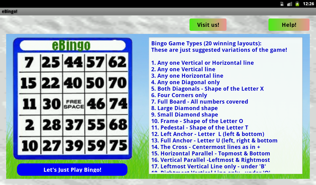 eBingo - App on Amazon Appstore