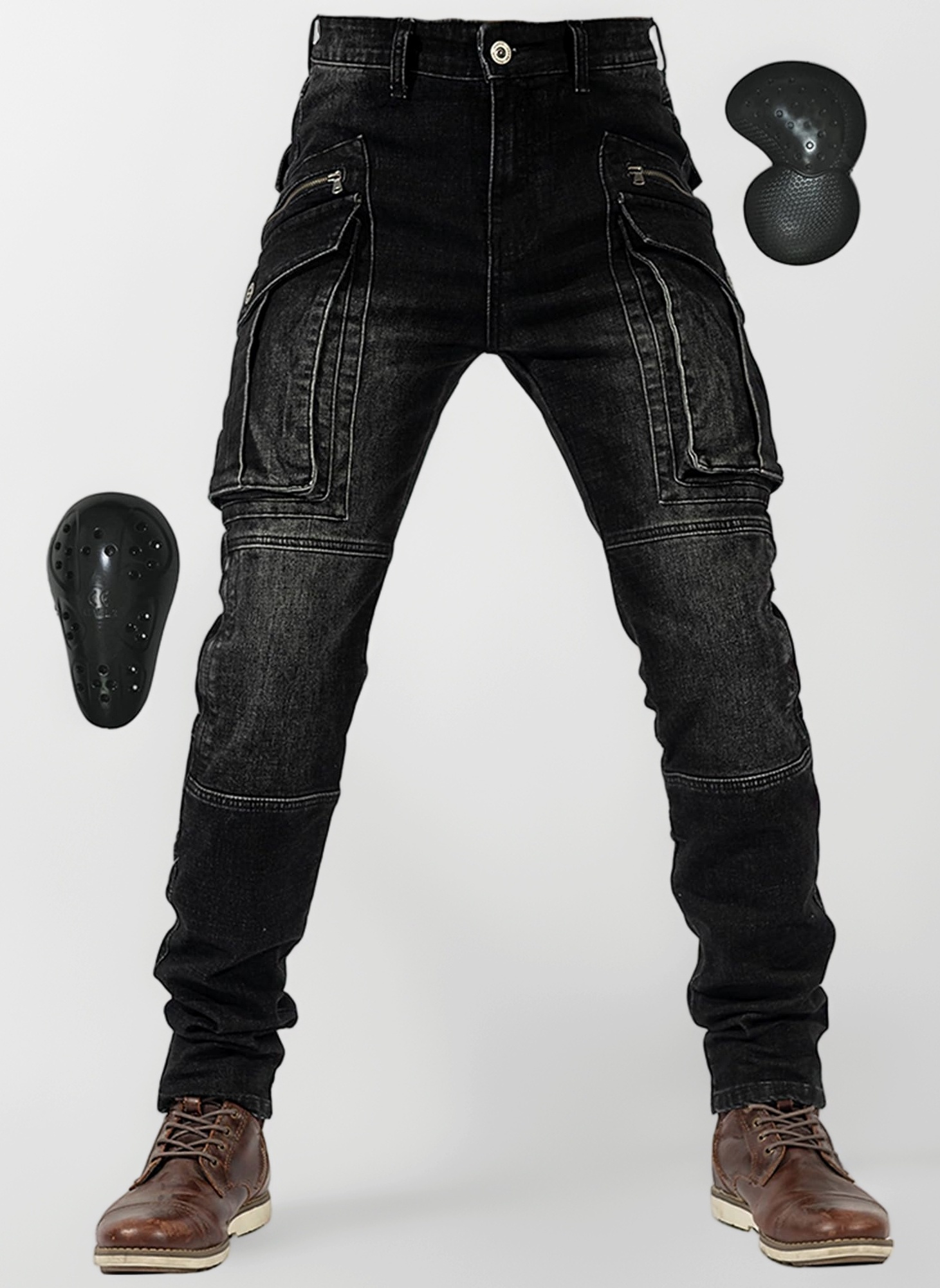 Amazon.co.jp: [RENHE] バイクパンツ メンズ ライダースパンツ