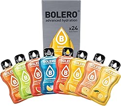 Bolero boissons CITRUS MIX STICKS 24x3g I boisson rafraîchissante en poudre sans sucre édulcorée à la stévia | boisson hypocalorique à la vitamine C