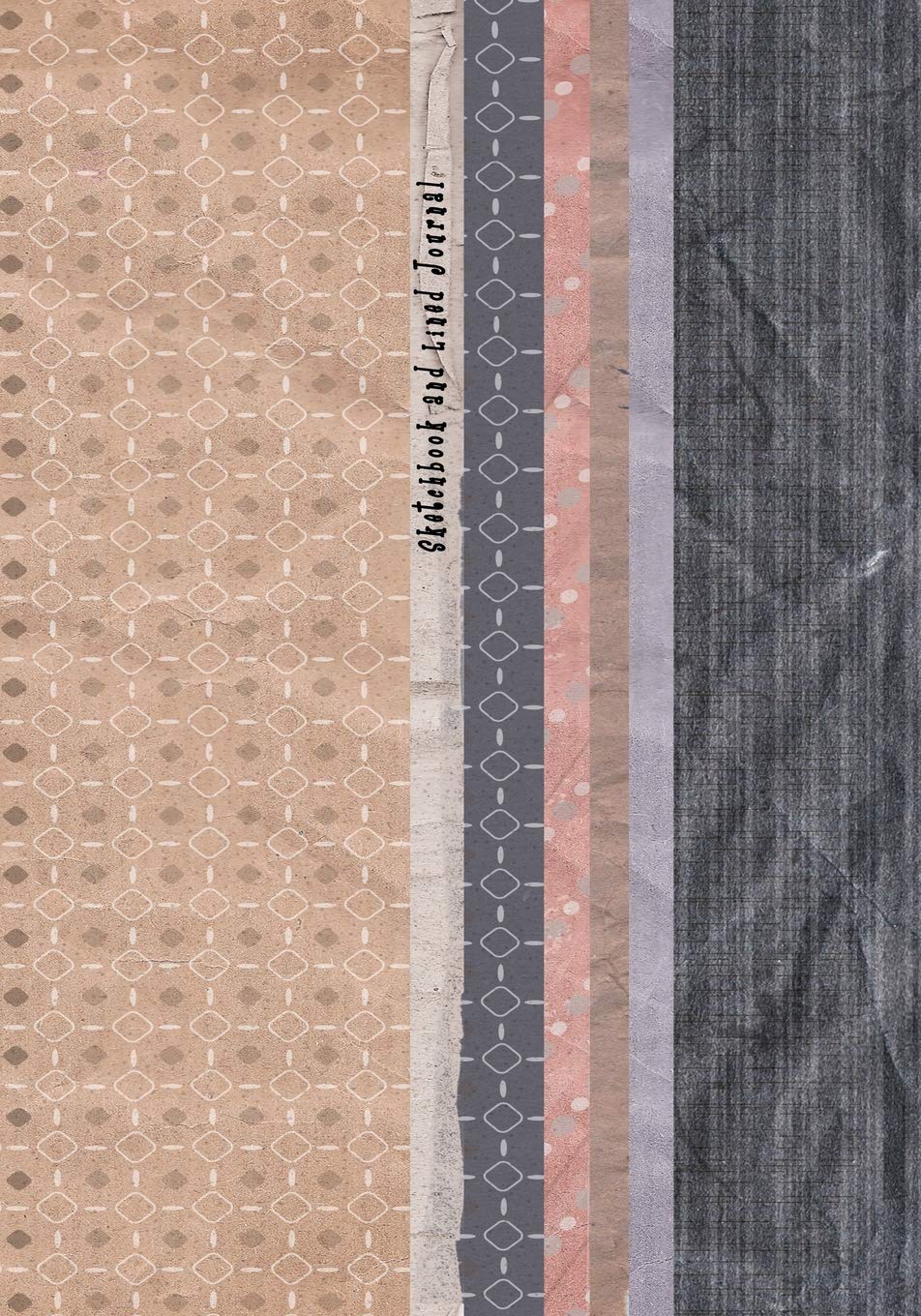 Sketchbook and Lined Journal: Dual Design Alternating Half College Ruled Half Blank Creative Sketchbook with Lined Pages Drawing or Doodling & Writing Journal Notebook Organizer