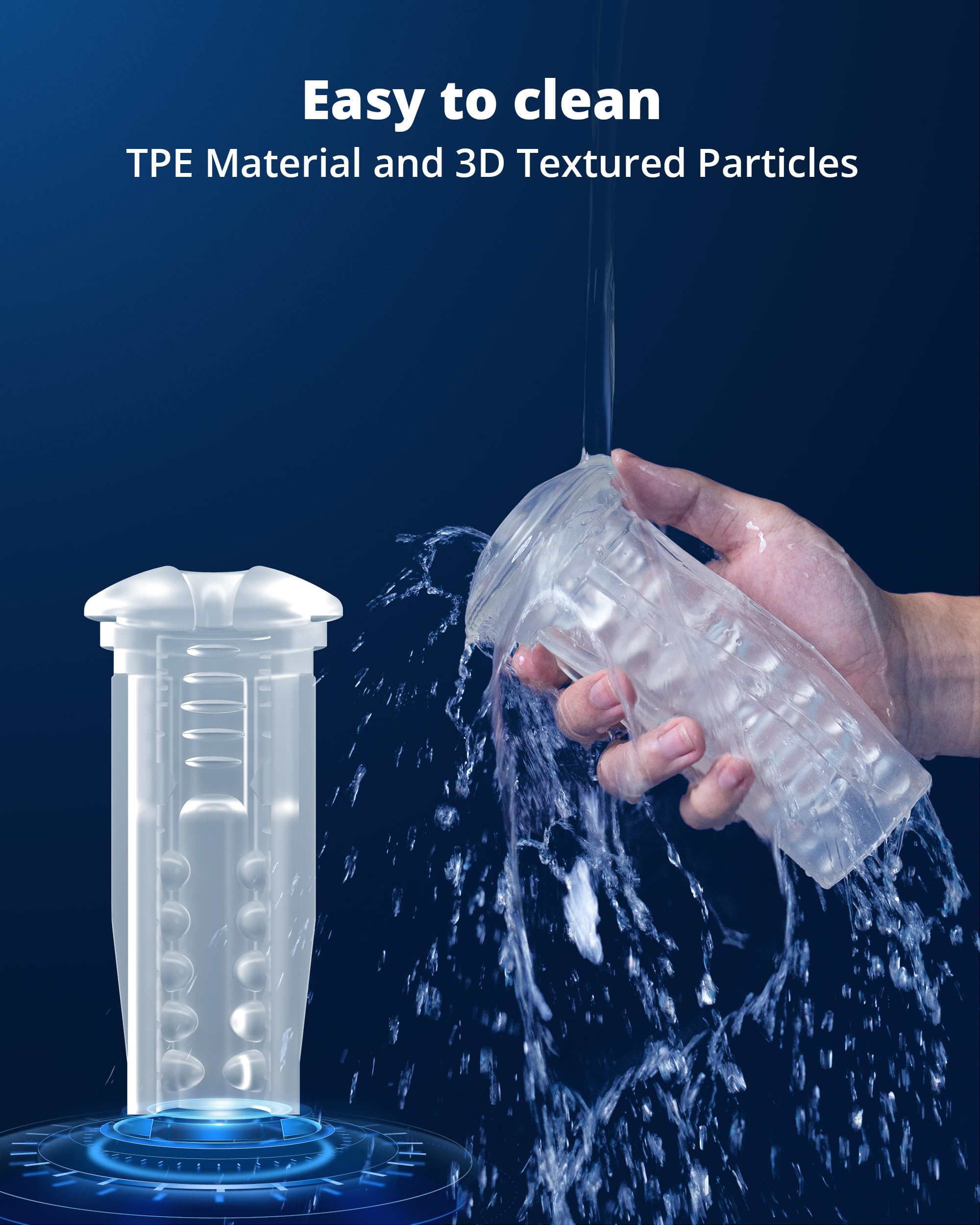 LOVENSE Max 2 Male Masturbator Sex Toys, Automatic Vibration Sex Machine Pocket Pussy with 360 Degree Contractions, Male Stroker Sucking Toys, 3D Realistic Pussy Pocket for Men's Oral Sex Toy