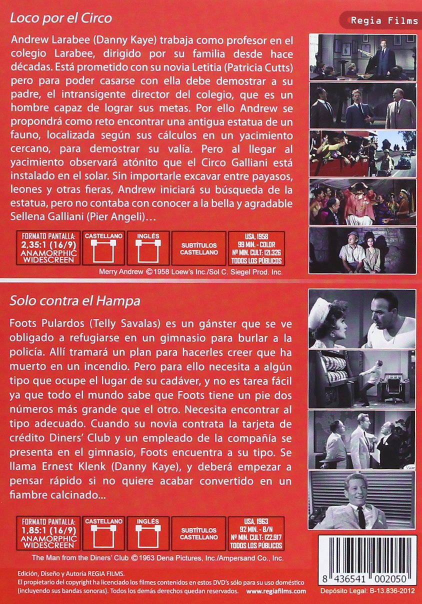 Loco Por El Circo (Merry Andrew) (1958) / Solo Contra El Hampa (The Man From the Diners´ Club) (1963) (2Dvds) (Import)
