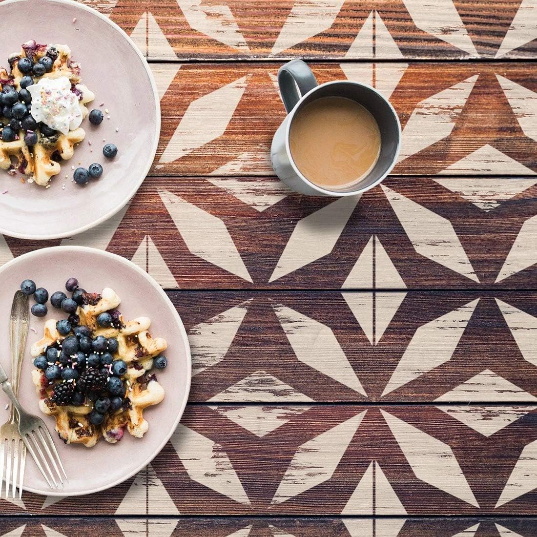 Athena - Modern Tile Stencil