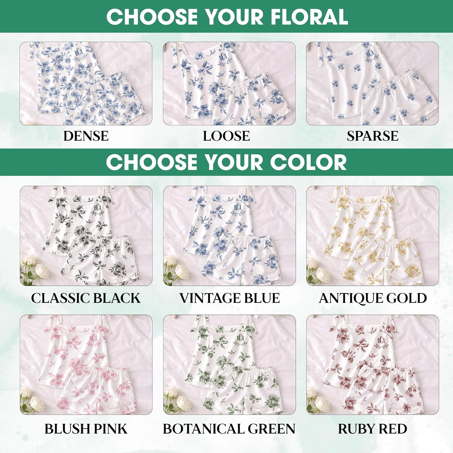 Bridesmaid Gifts For Wedding Day, Custom Cami Pajama Set For Women, Personalized Bridesmaid Pajamas - Image 8