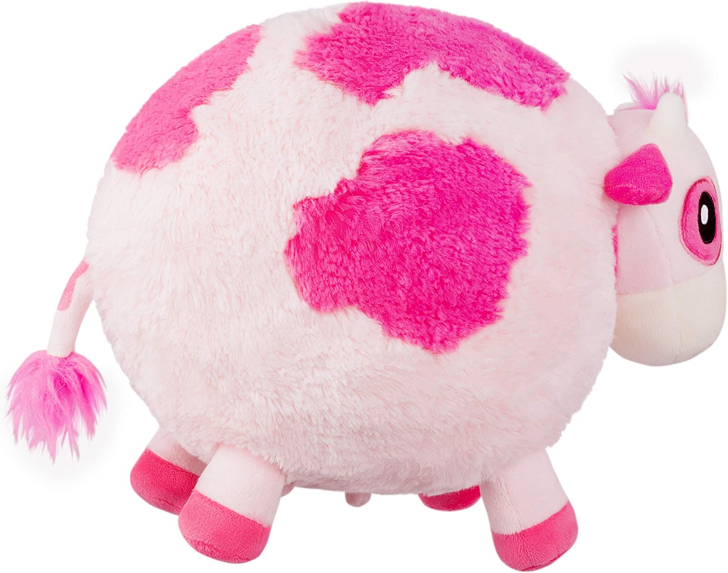 Squishable - Mini Strawberry Cow - SynthiSquish Collection - 10.5 in - Soft Toy Collectible Stuffed Animal