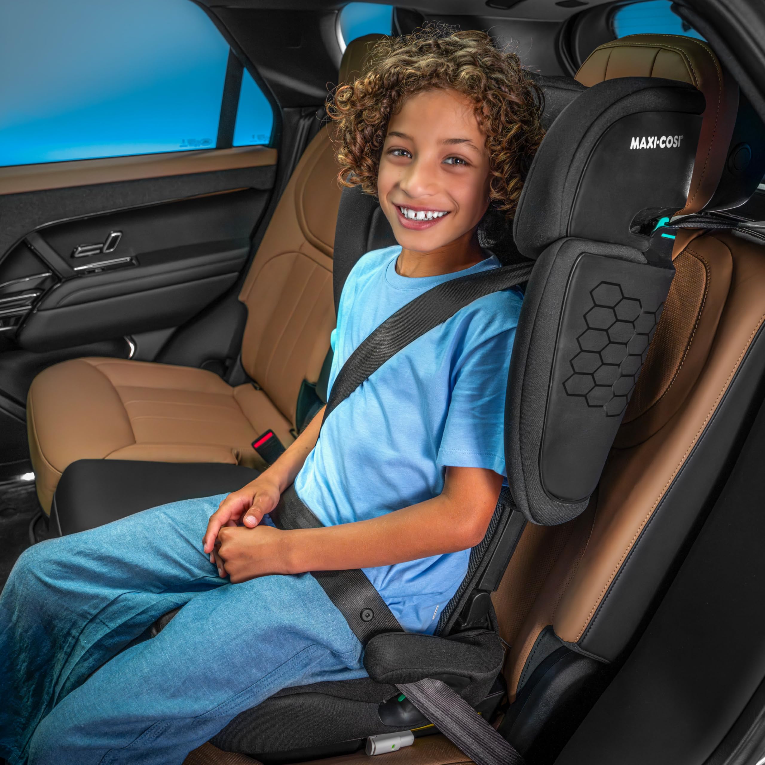 Maxi-Cosi Nomad XL Plus, Silla Coche Evolutiva, 15 Meses a 12 Años, 76-150 cm, Silla Coche Plegable de Viaje, Protección contra Impactos Laterales G-CELL, Bolsa de Viaje, Authentic Black