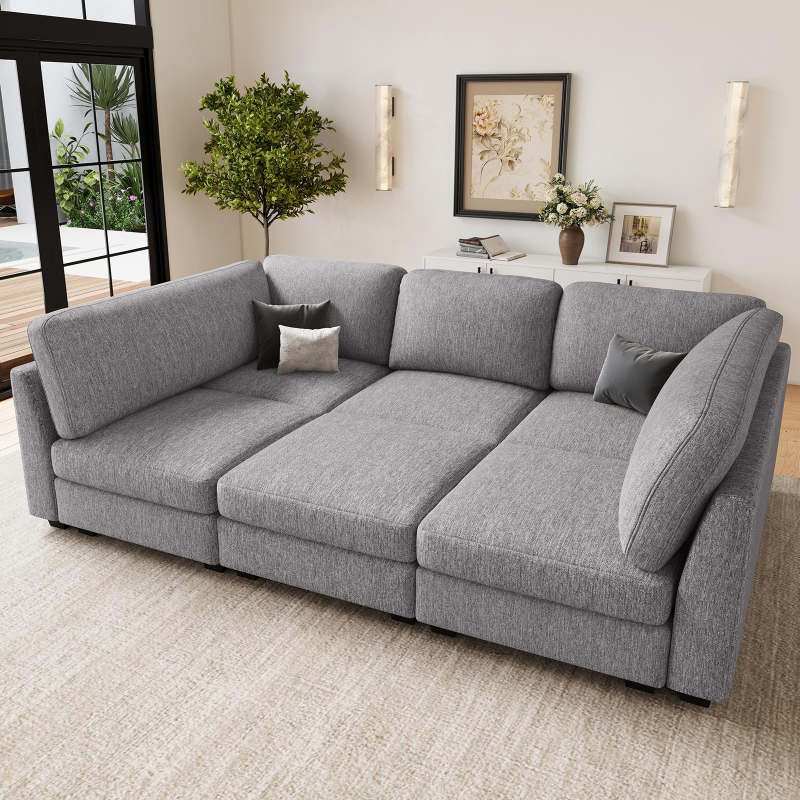 46% Off Belffin Sectional Sleeper Sofa – Save $300 - Image 1