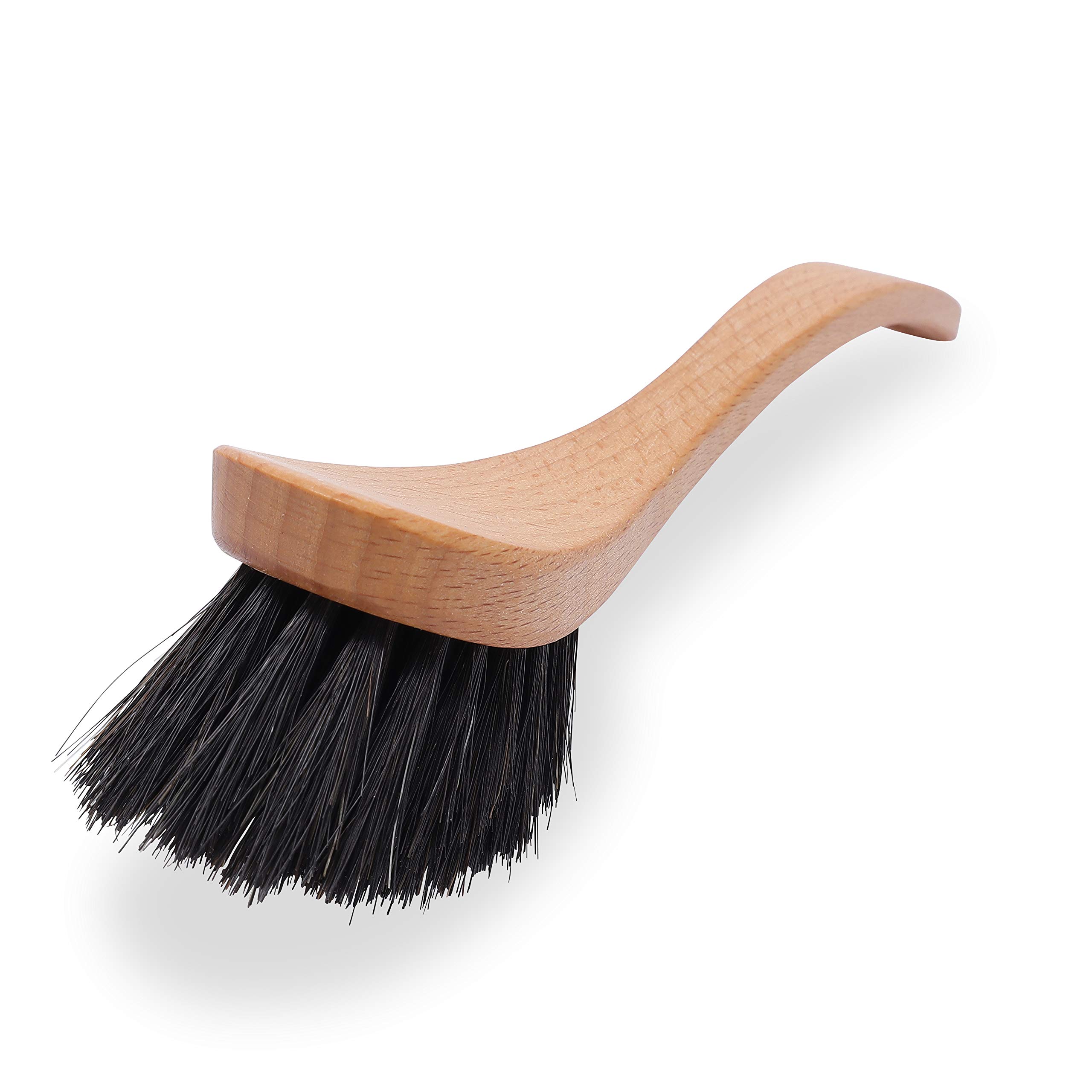 WALDKRAFT Zwan Nature Afwasborstel, universele afwasborstel voor de keuken, duurzaam beukenhout, paardenhaar, Made in Germany