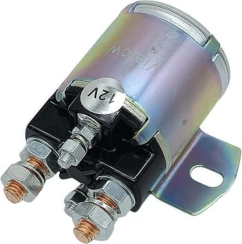 12V 4 Terminal Starter Solenoid for Yamaha Golf Cart JF2-H1950-00 | Fits Yamaha G2-G20 gas golf carts 1985-2002,replaces JR3-H1950-00,J38-81950-01,solenoid for golf cart starter system repair
