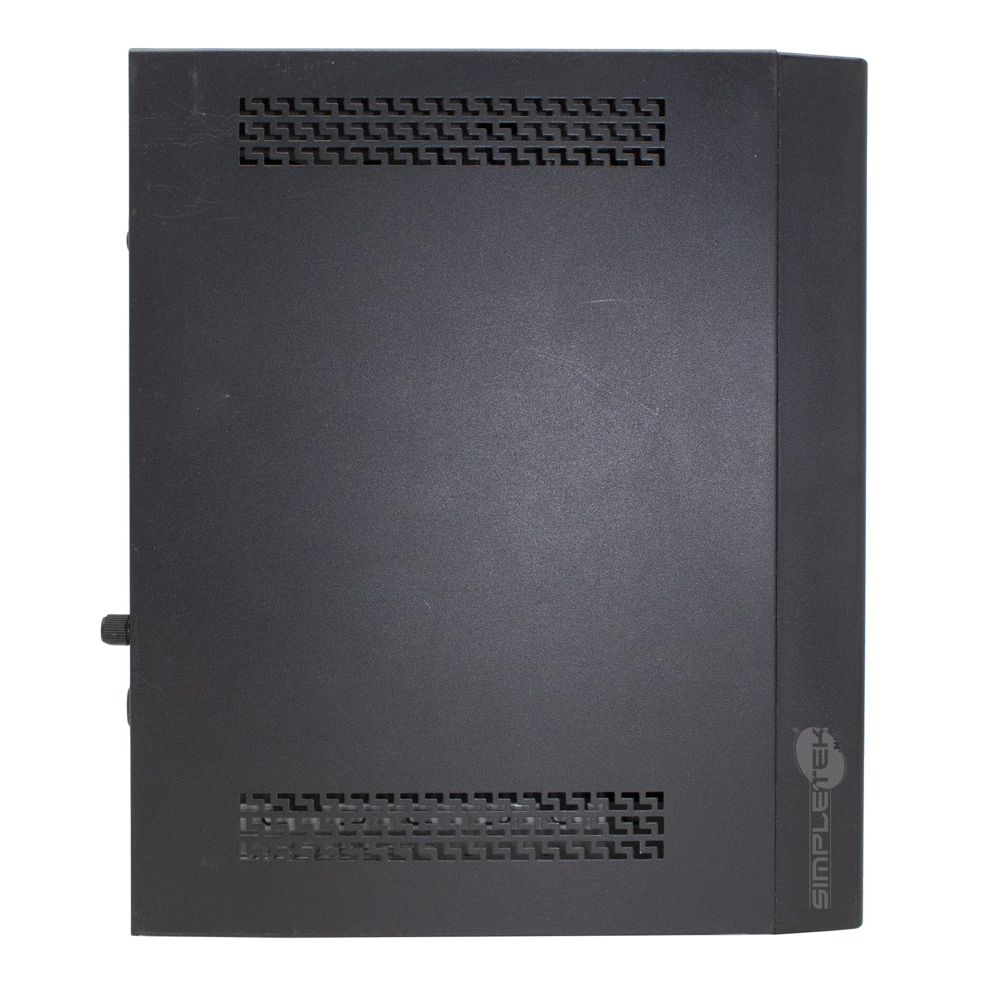 SIMPLETEK - Case PC BT-02B-U3 Mini Tower SFF SFX ITX | 2x USB 3.0 + Audio Frontali | Slot Ventole 80mm + 2x 60mm + 3,5" + 5,25" + 2,5" + PCI | Alimentatore PSU 350W Incluso (Ricondizionato)