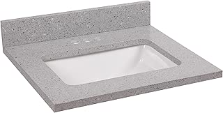 Design House 555656 Quartz Single Bowl Vanity Top 49x22, Flint - coolthings.us