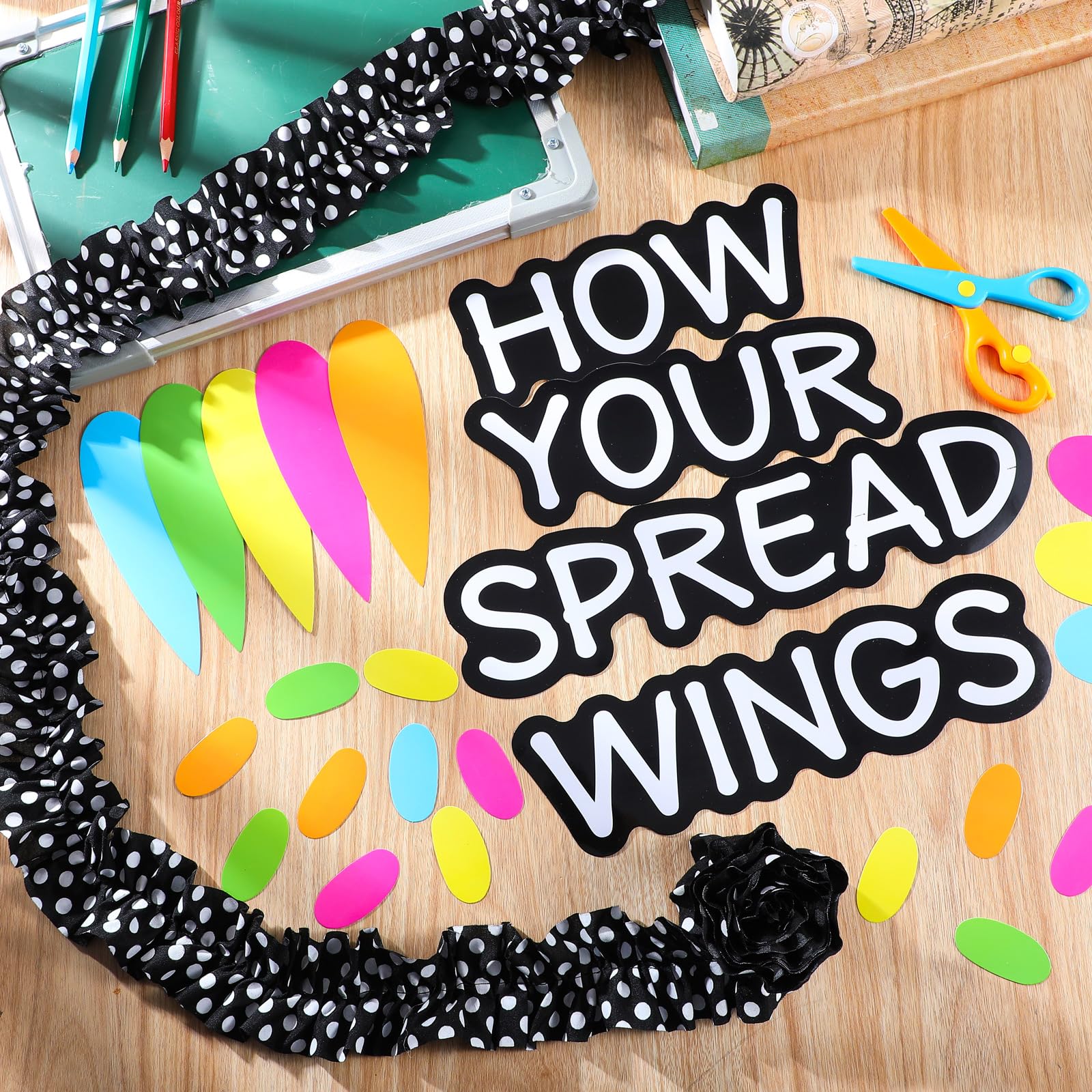 Kite Decorations 191 Pcs Classroom Wings Bulletin Board Decor DIY Set ...