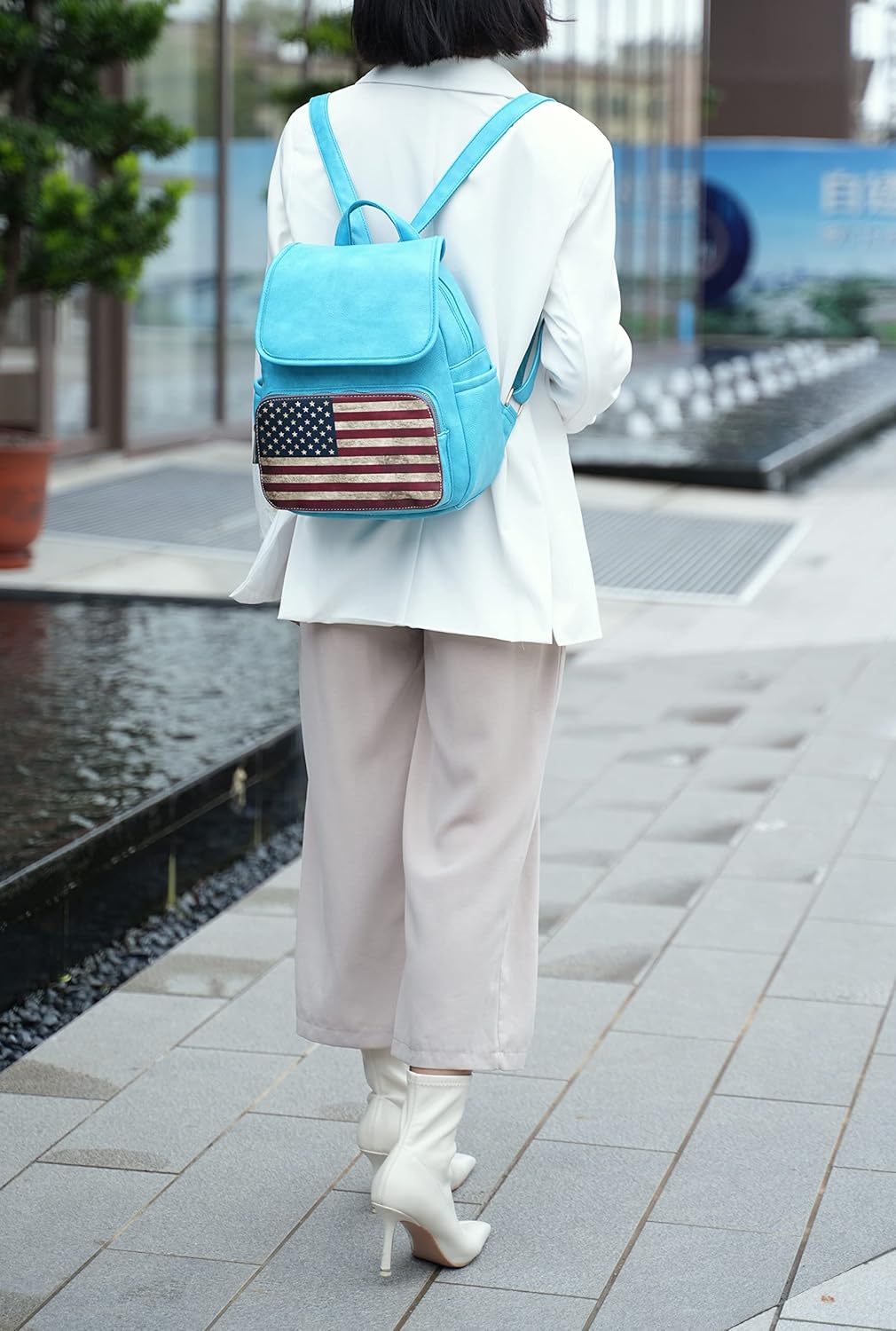 MKF Collection Backpack Purse for Women Vegan Leather Top-Handle Ladies Fashion Travel Bag Daypack by Mia K - Image 2