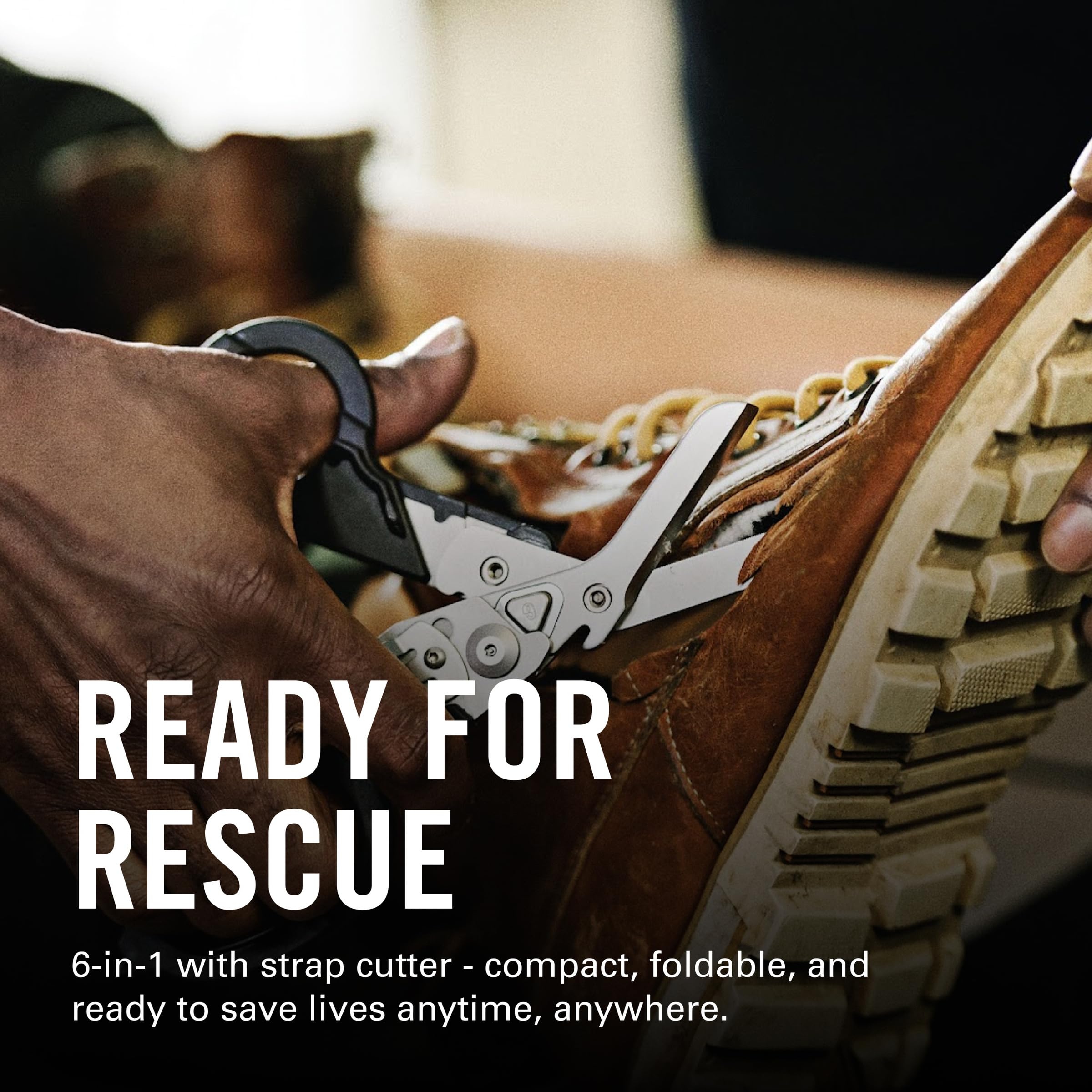 LEATHERMAN Raptor Rescue 6-in-1 Heavy-Duty EmergencyTrauma Shears Made in the USA Utility Holster Included product thumbnail 4