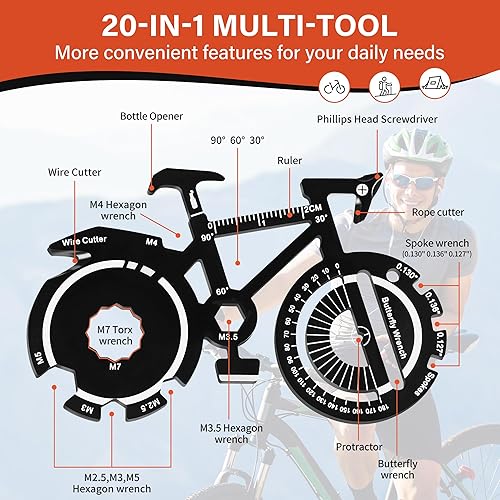 Miniatura 2 de Divertidos regalos EDC multiherramienta  Regalo único de bicicleta de cumpleaños para hombres, novedad de calcetín de Navidad, elefante blanco,