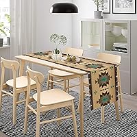 Vista 221 de Camino de mesa de mediados de siglo, moderno patrón atómico absctract geométrico retro de los años 1950 y 1960 S para decoración de mesa del hogar