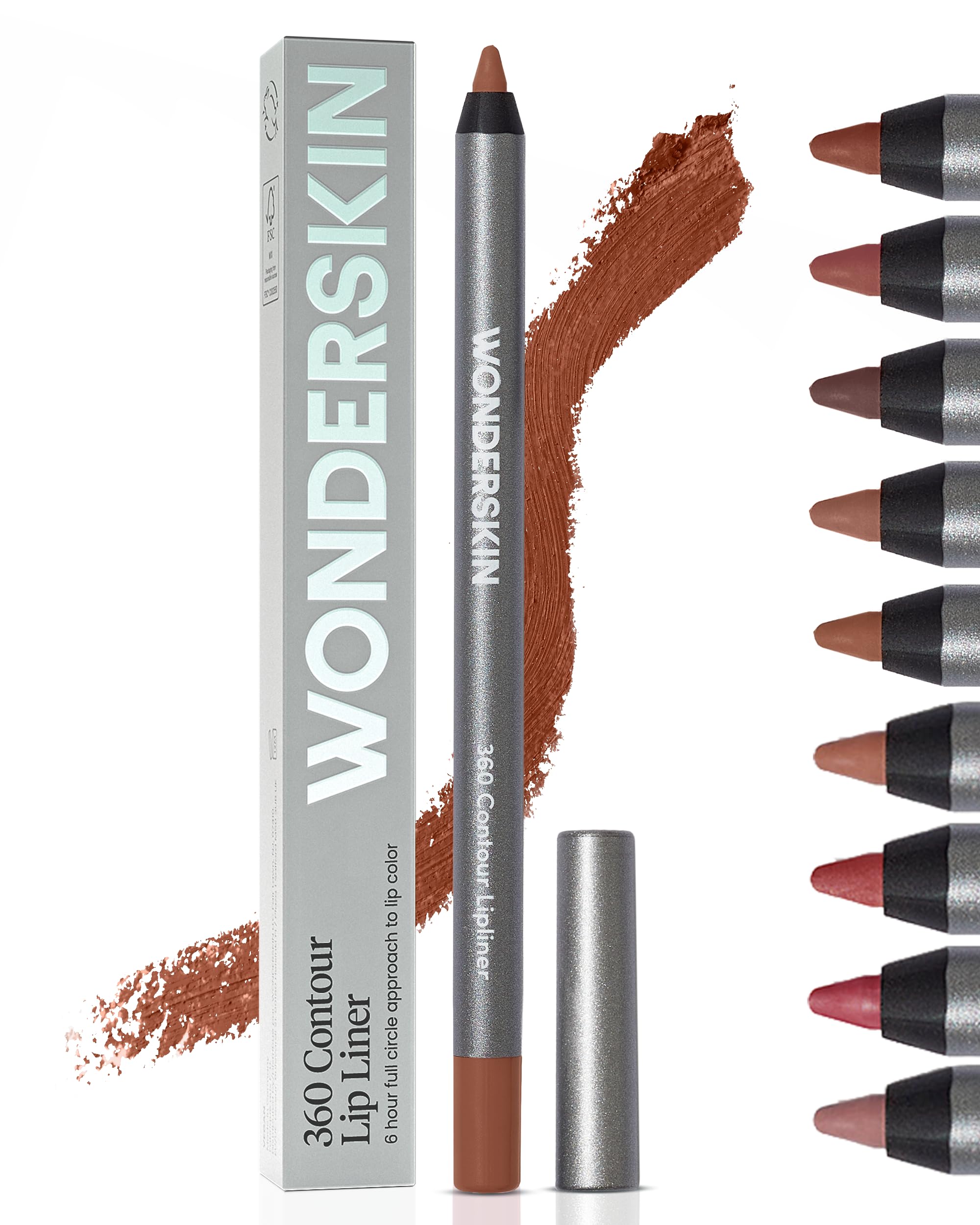Lip Liner Wonderskin - Lip Liner 360, Pencil (Nutmeg)