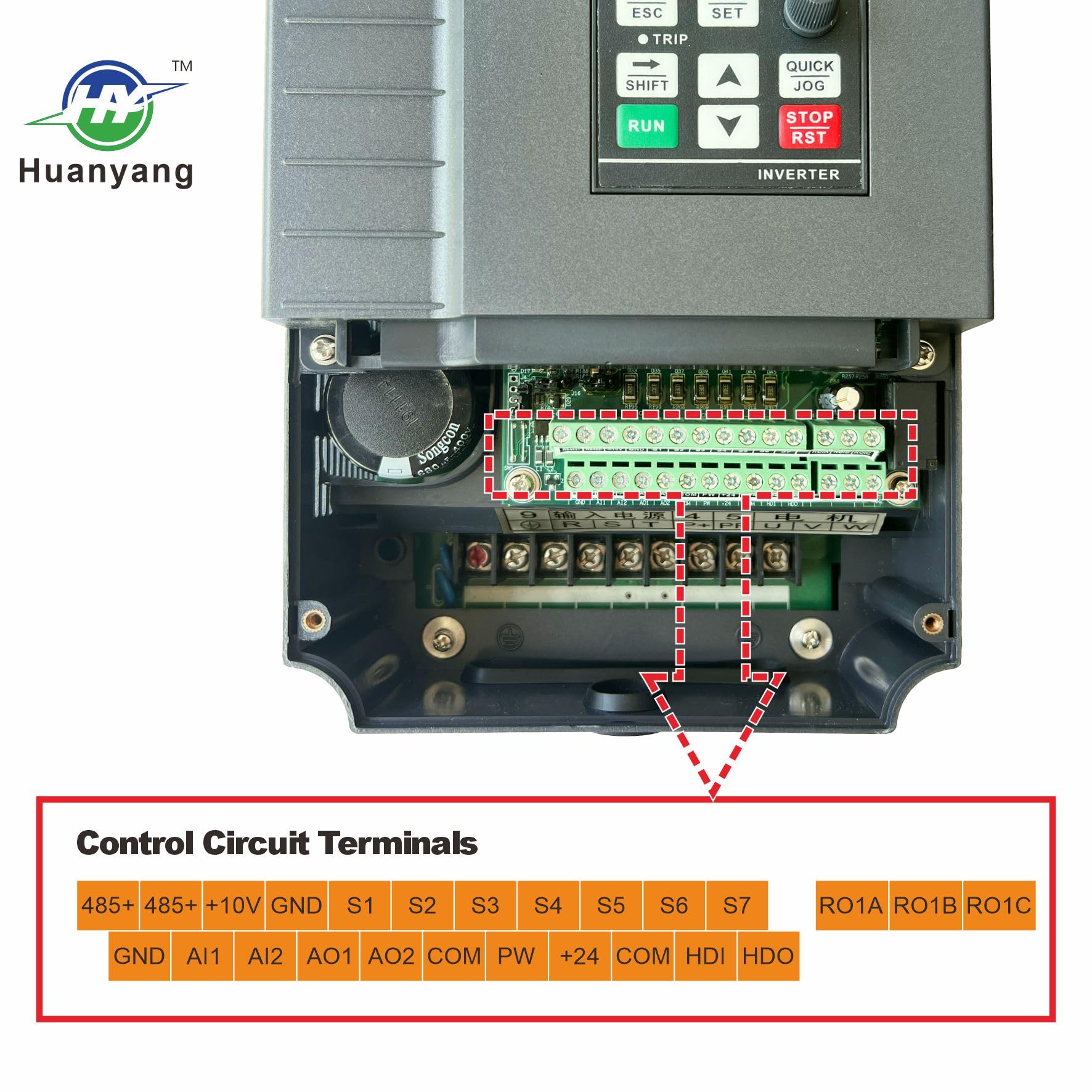 Vektor regulación, Computer ized Numerical Control (CNC), variador de frecuencia (VFD), el Motor Inverter convertidor 220 V 4.0 kW 5PS para eje motor, control de la Velocidad, huanyang GT – Serie