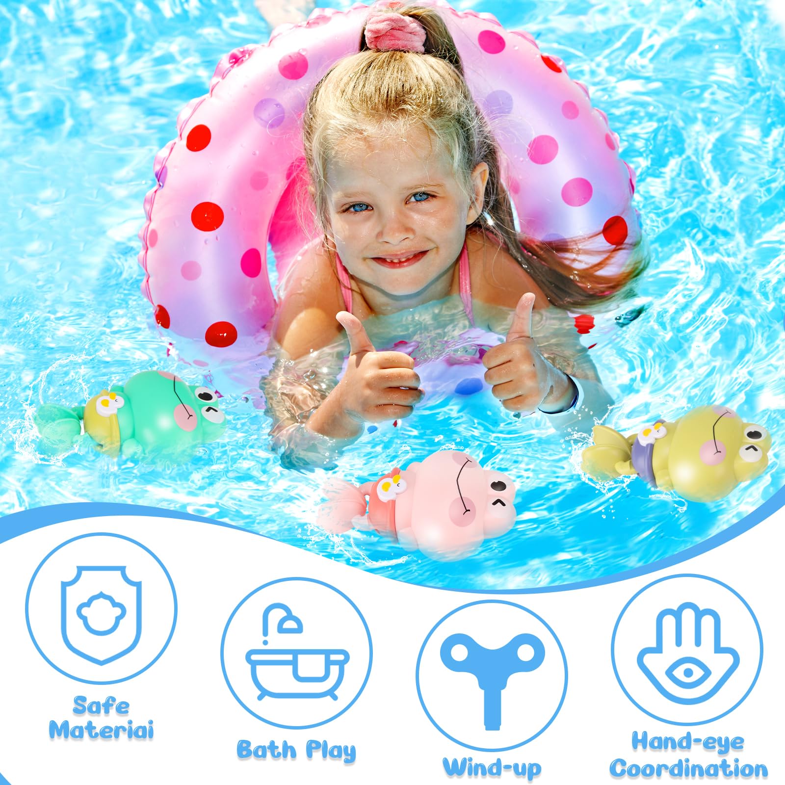 Jouets De Bain Bébé - Canards Et Tortues Flottants - Venditer