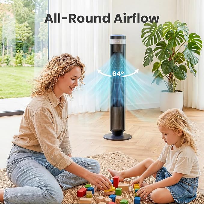 Ventilador de Torre 35 Pulgadas 5 Velocidades 120V miniatura 6