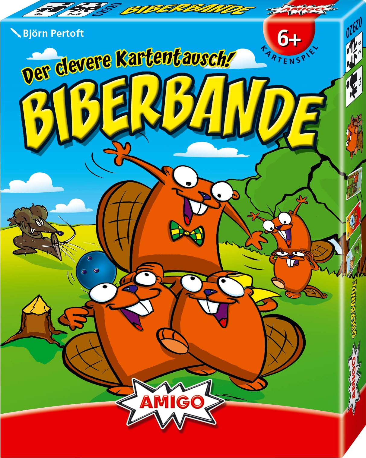 Biberbande: Immer auf die Kleinen! Für 2-6 Spieler. Spieldauer: 20 min.