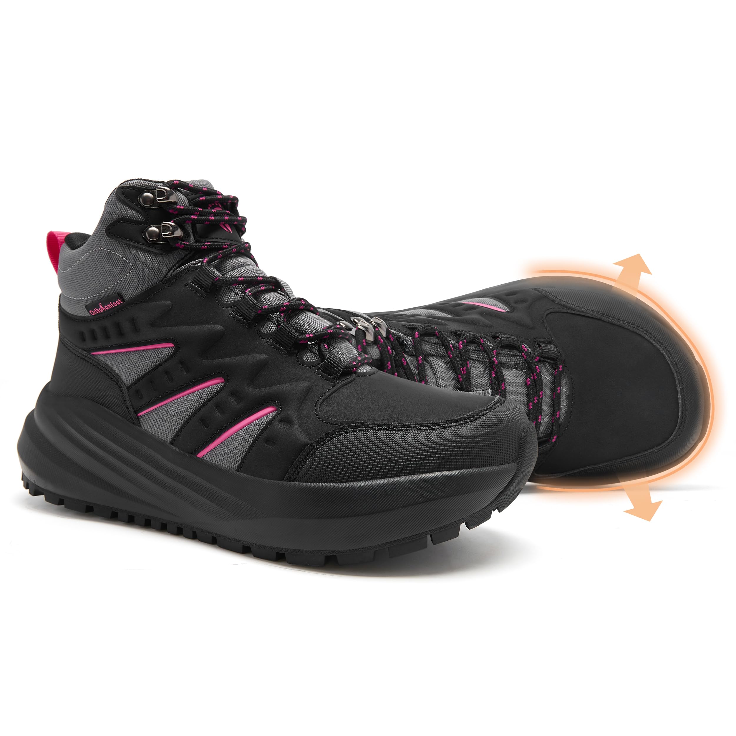 Women's Orthopedic Waterproof Hiking Boots