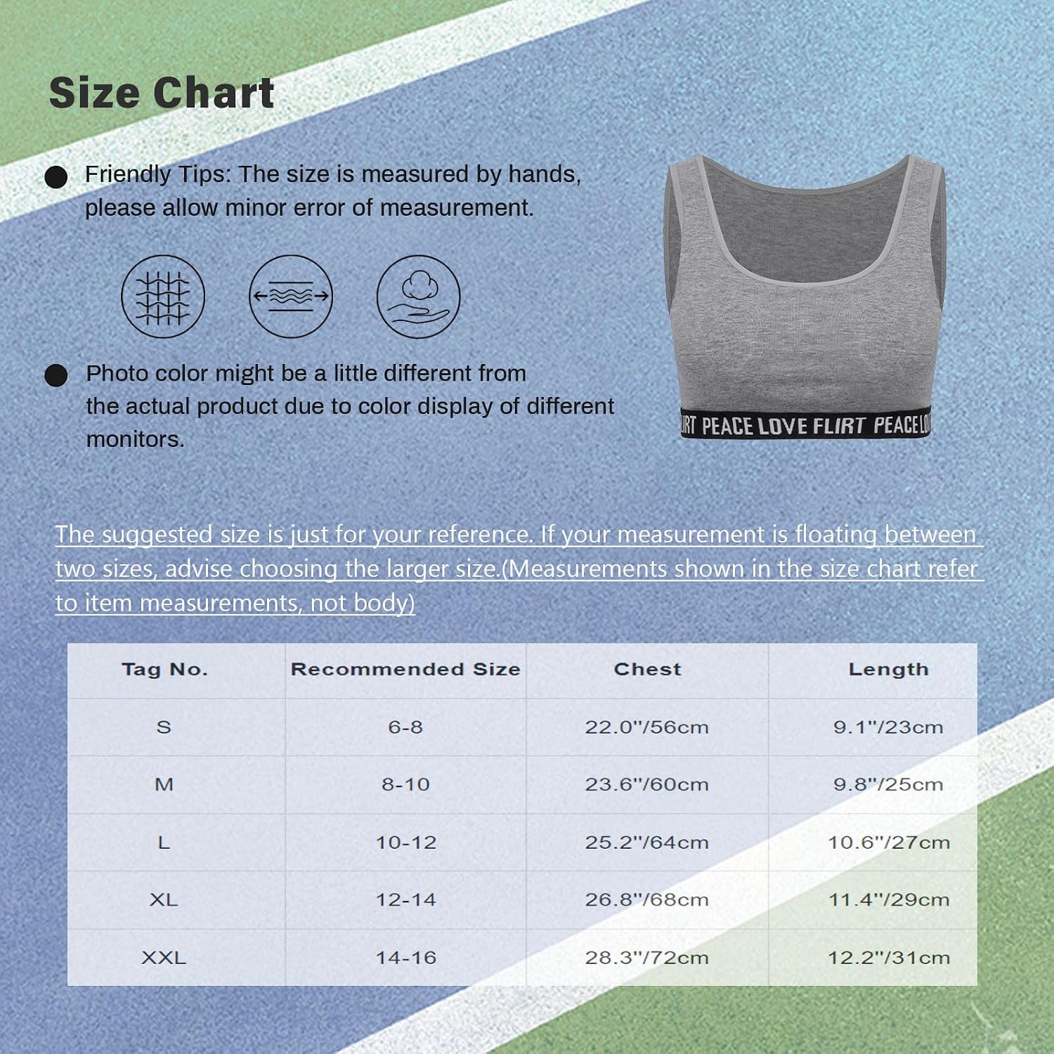 Kids Girls Contrast Color Workout Tank Top Training Sport Bra Striped Sport Vest Skating Crop Top