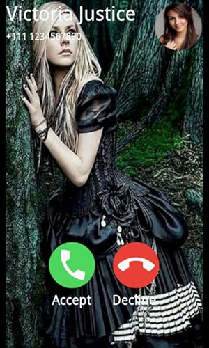 Avril Lavigne Full Screen Photo Call Receiver