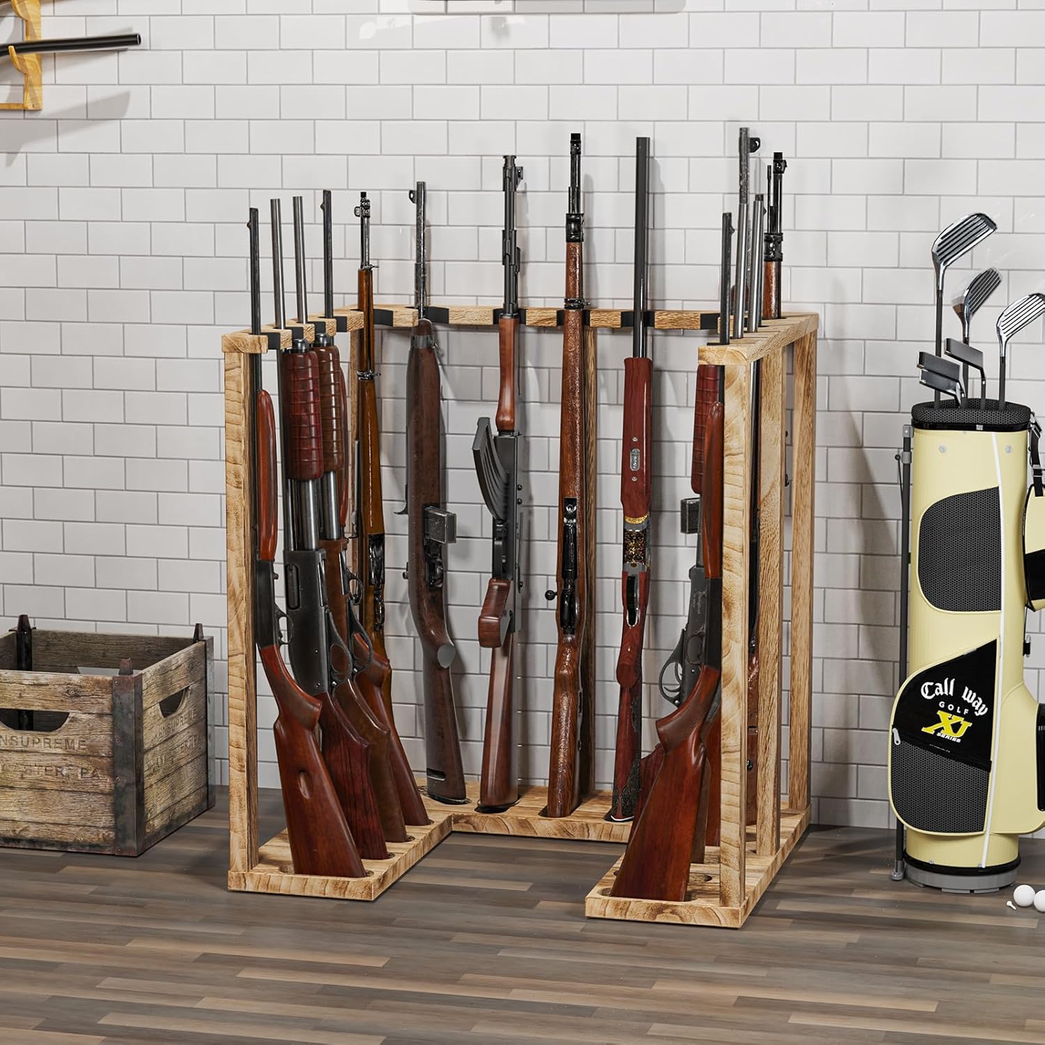 Gun Rack Rifle Stand Display 2Pack