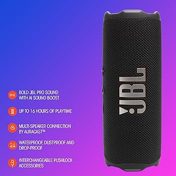 JBL FLIP7 Bold Sound 新品 Amazon.com: JBL Flip 7 Portable Bluetooth Speaker (Black