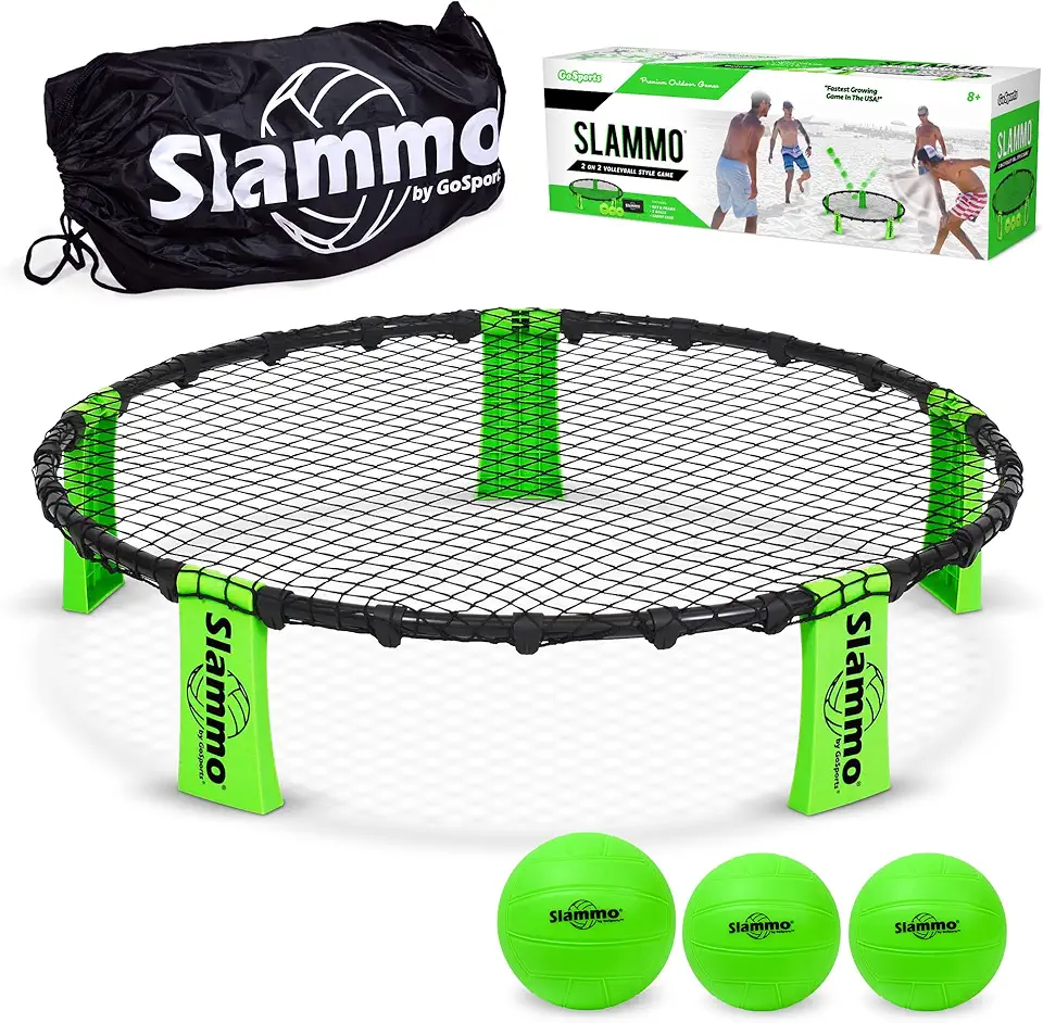 GoSports Slammo Game Set (Includes 3 Balls, Carrying...