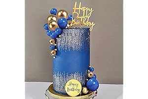 25 PCS Birthday Cake Topper Set for Men