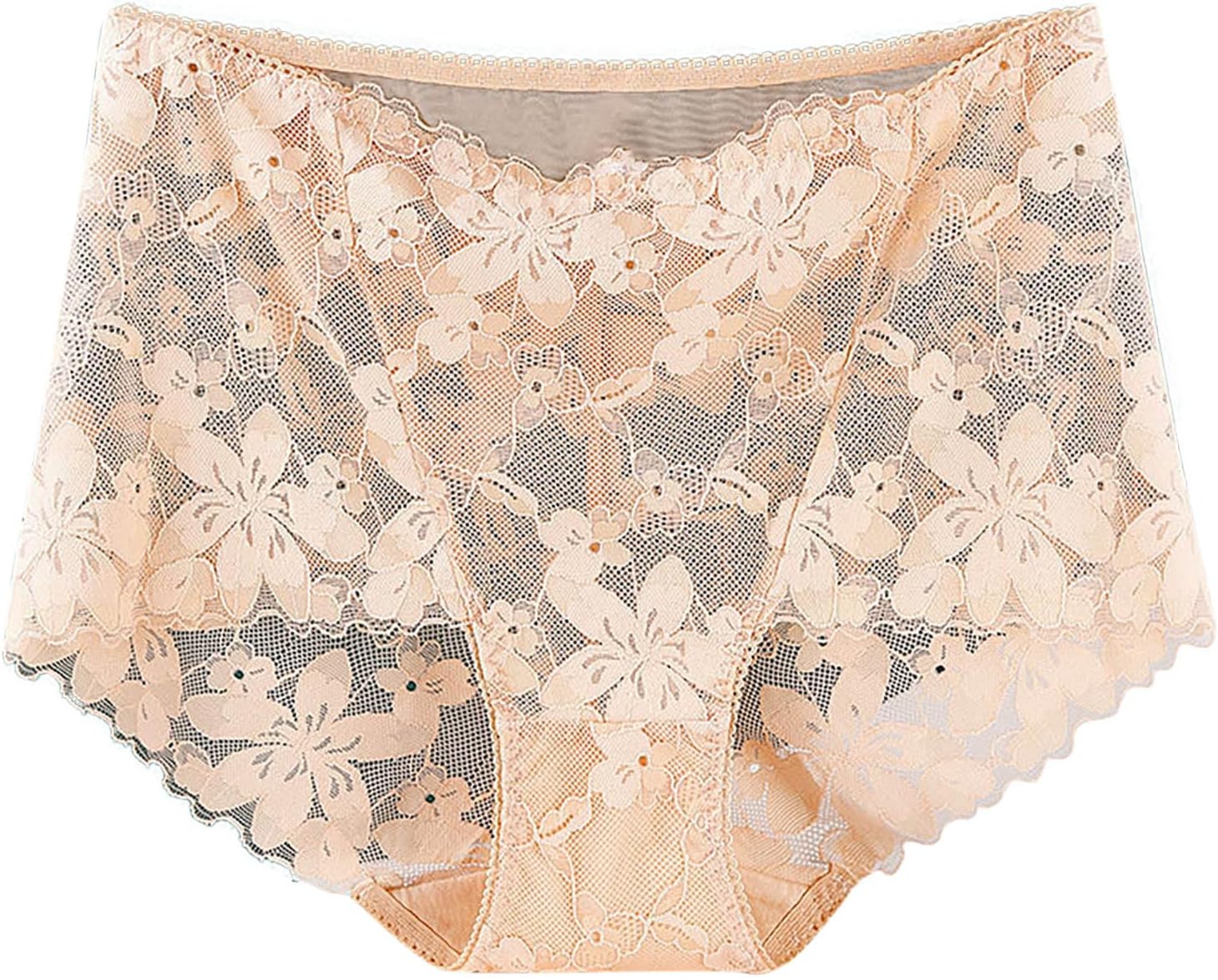 Women's Lace Briefs Panty Sexy Lingerie Mid Waisted Underwear Cheeky Panties Sexy Naughty Soft Stretch Underpants