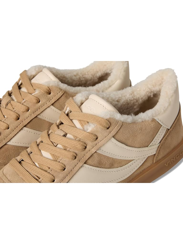 Beige Vince Oasis Shearling Lace-up Shoes