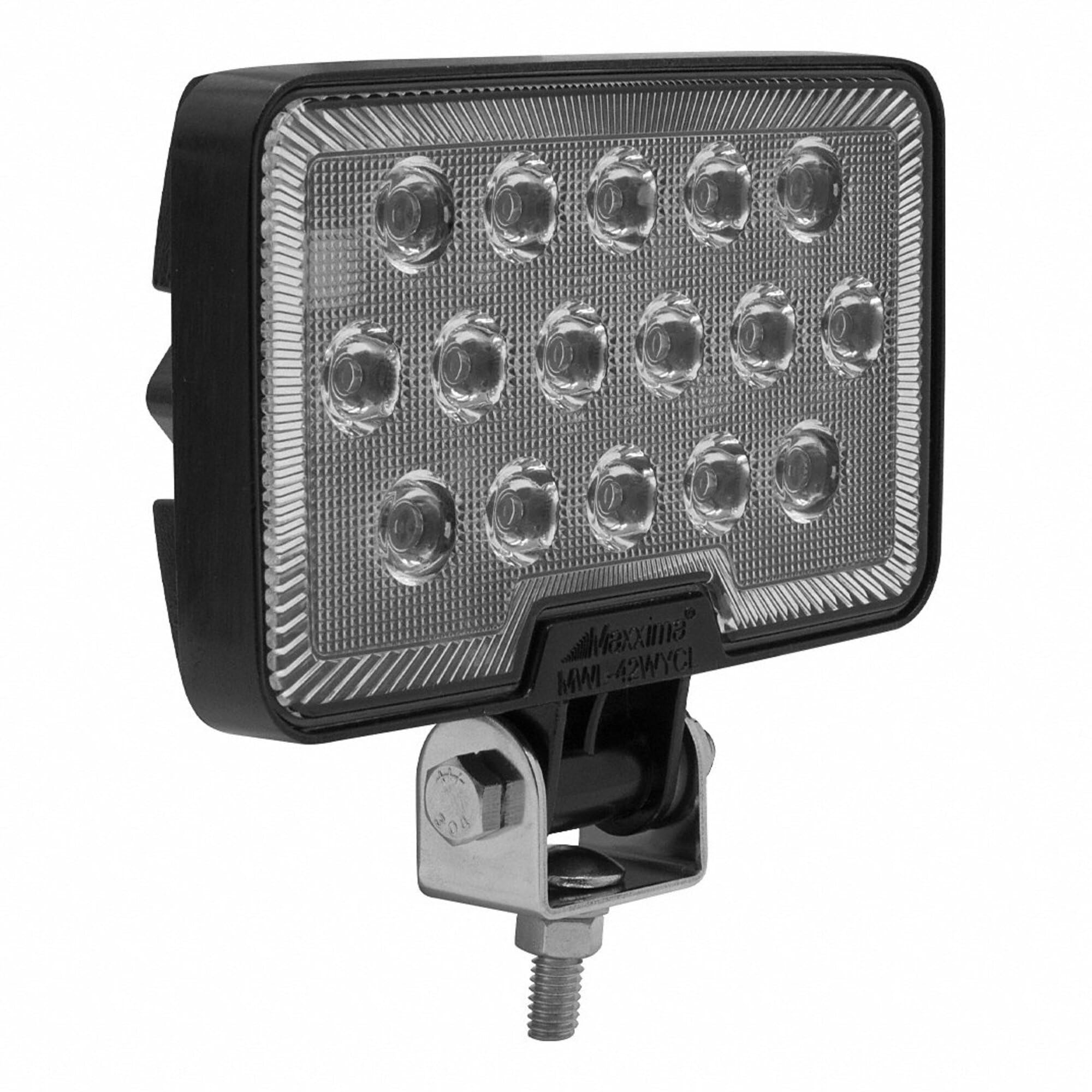 Faro de trabajo LED de 2100 lúmenes con luz de advertencia ámbar clase 1