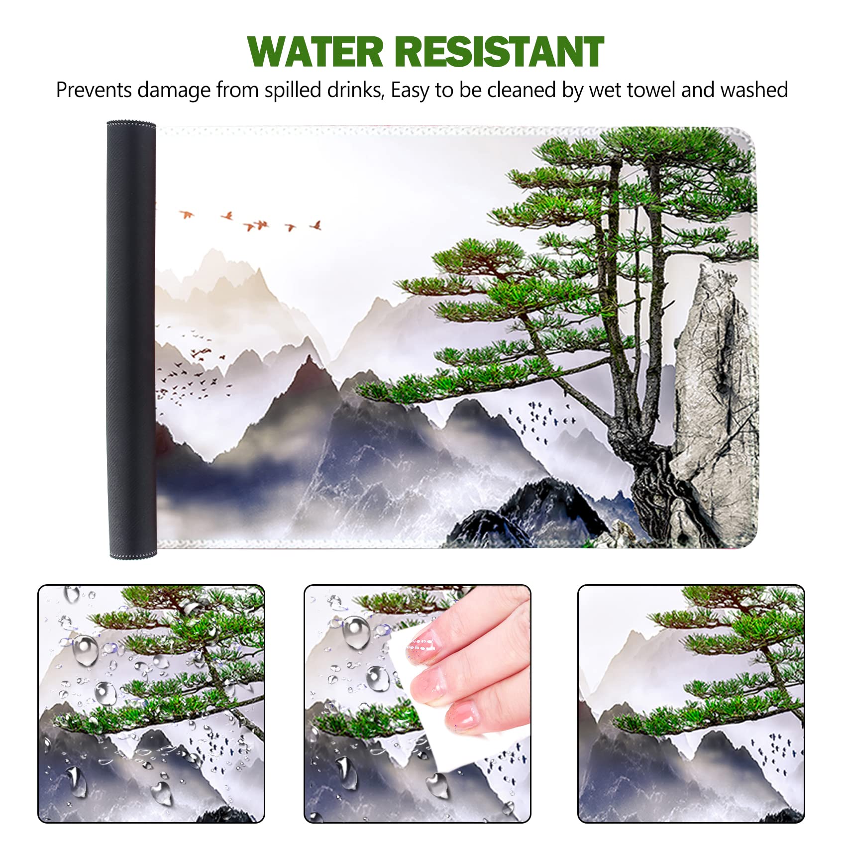 Alfombrilla De Mouse Grande Para Juegos Con Base Antidesliza