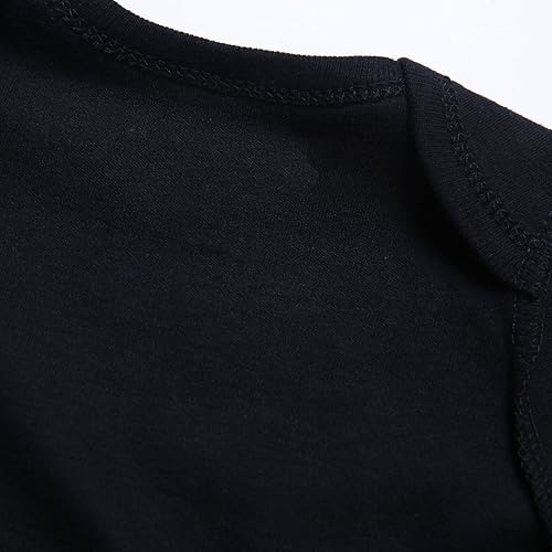 Miniatura 3 de DEFAHN Divertidos mamelucos de bebé gemelos para niños y niñas, paquete de 2 mamelucos a juego para bebés recién nacidos