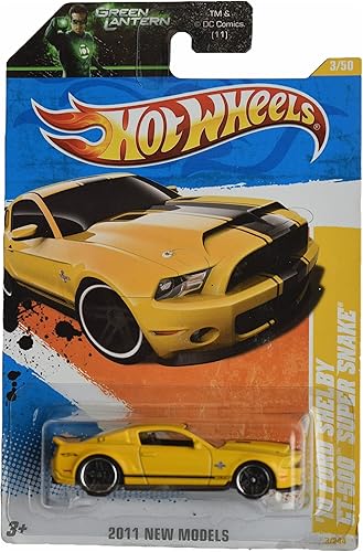 Hot Wheels '10 Ford Shelby GT-500 Super Snake - Nuevos modelos 2011 3/50 [amarillo] 3/244
