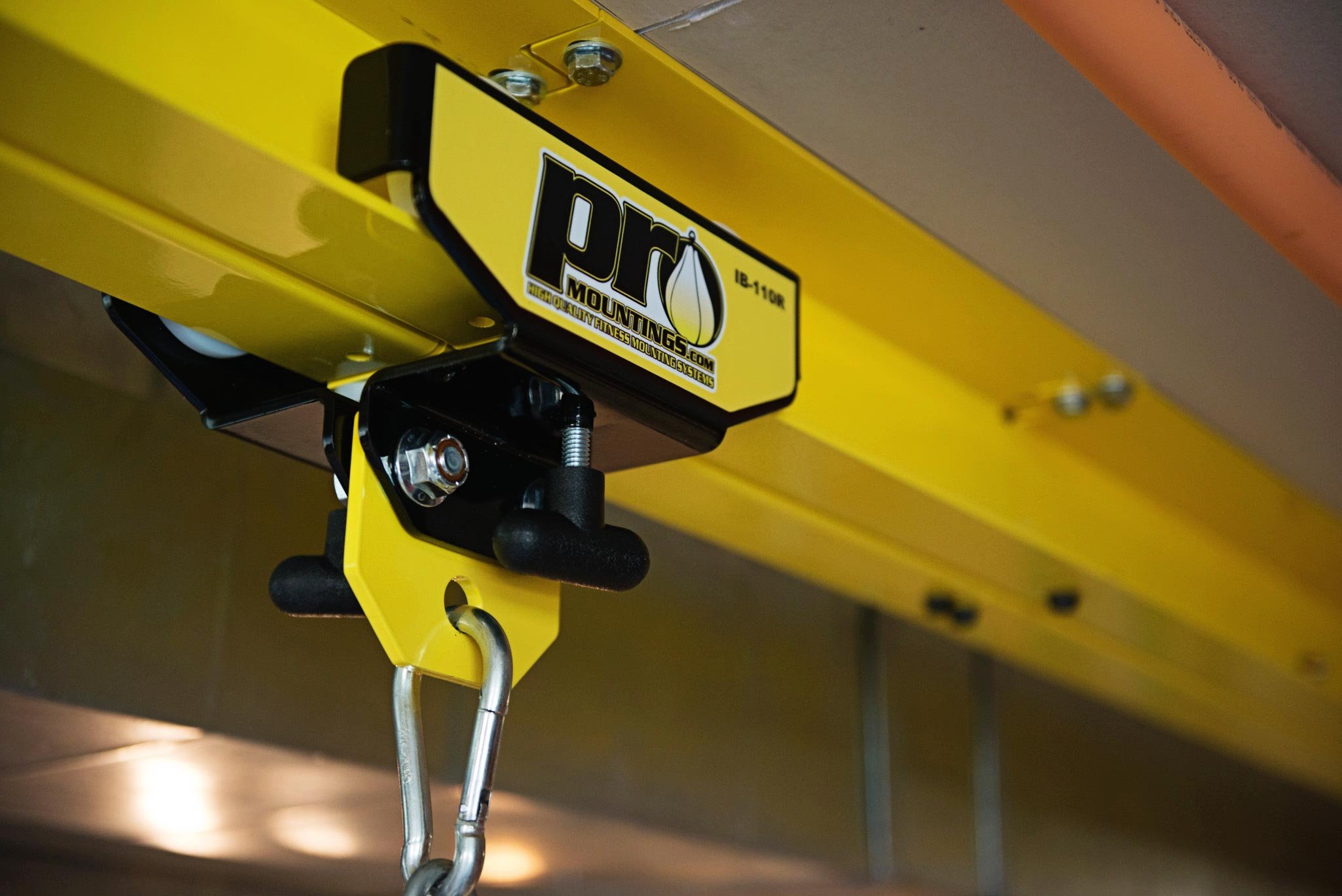 PRO Mountings I Beam Roller Mounting for Heavy Bag 4.5" to 7" Wide I