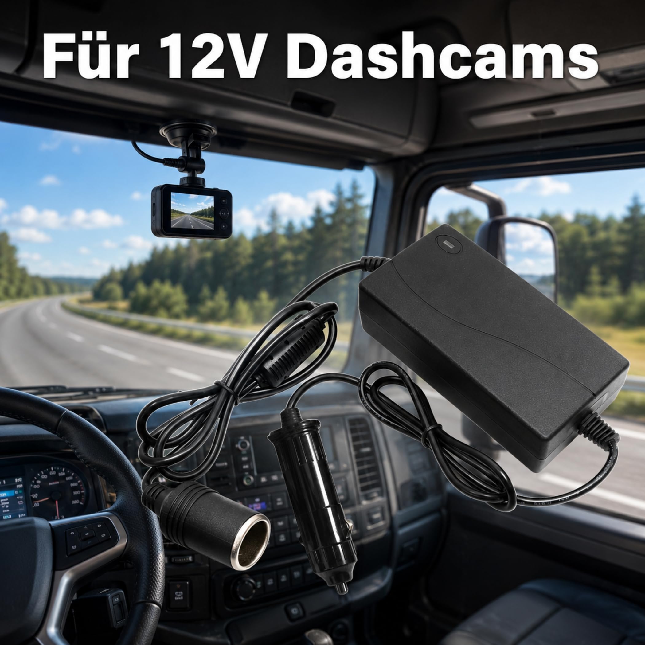 J40CS Convertisseur de tension 24V à 12V pour voiture - Prise allume-cigare 120W pour camion, voiture, bus, auto - Convertisseur, onduleur, alimentation, transformateur, adaptateur