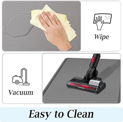 Miniatura 6 de Artnice Tapete de cocina acolchado antifatiga, tapete de escritorio de pie, ergonómico, tapete antideslizante de cocina, tapete de pie para el lugar