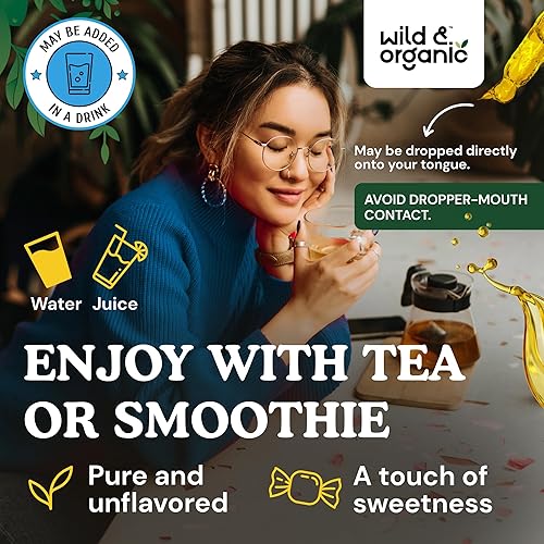 Miniatura 5 de Adrenal Health Daily Support - Suplemento natural de fuerza suprarrenal para mujeres y hombres - Complejo de gotas líquidas suprarrenales con