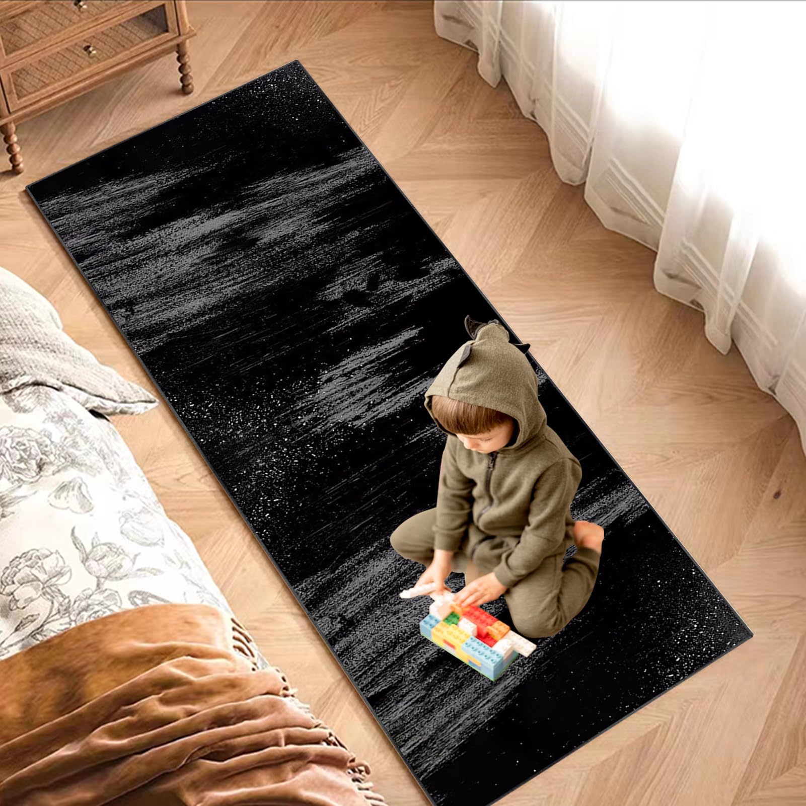 Tappeto Passatoia Tappeto da Cucina Lungo 50 x 300 cm Tappeto Runner Corridoio Lavabile Antiscivolo Tappeti Runner Largo Tappeto Passatoia per Cucina Salotto Camera da Letto Casa Ingresso Interno