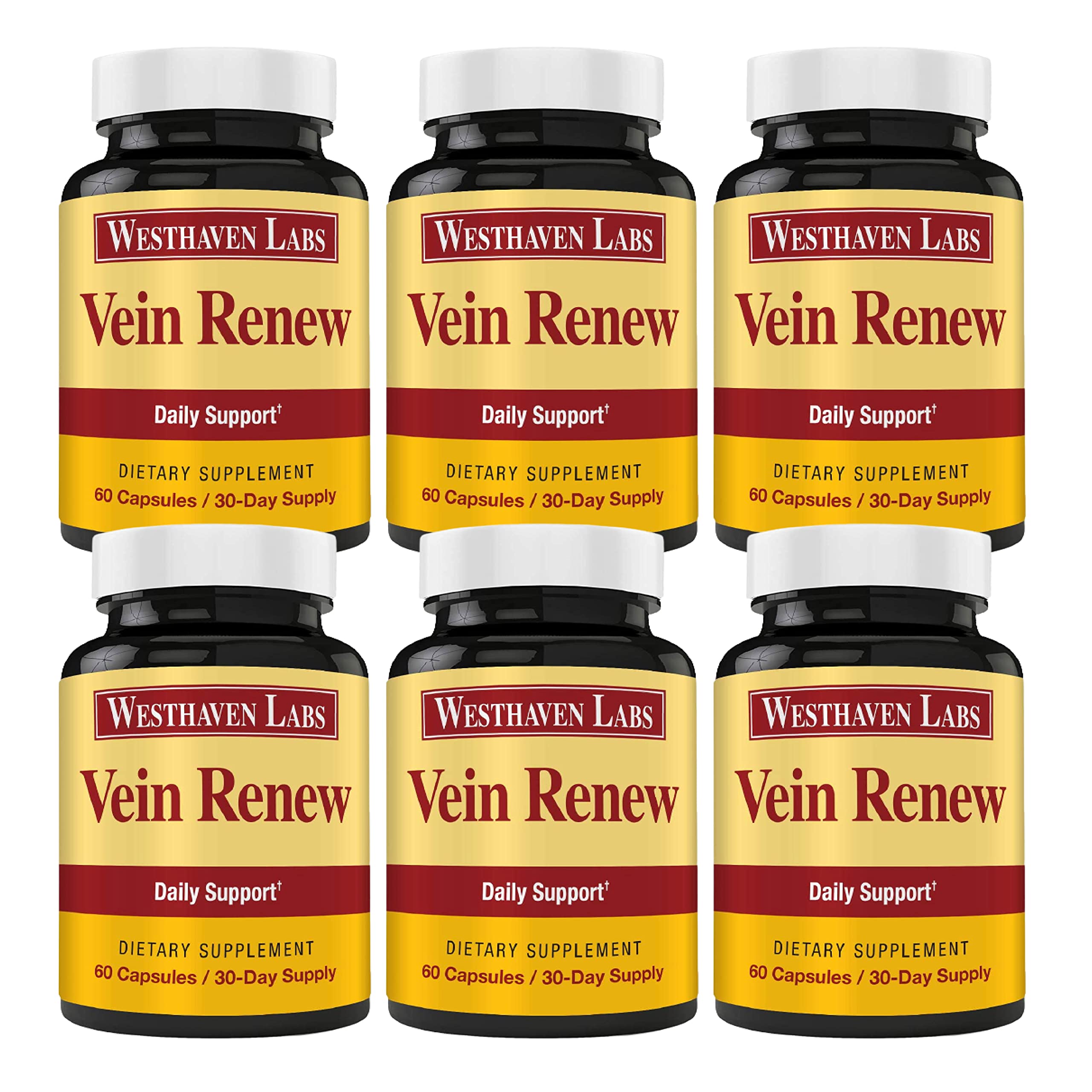Vein Renew Circulation and Vein Support for Healthy Legs with Aescin, Grape Seed Extract and L-Argin