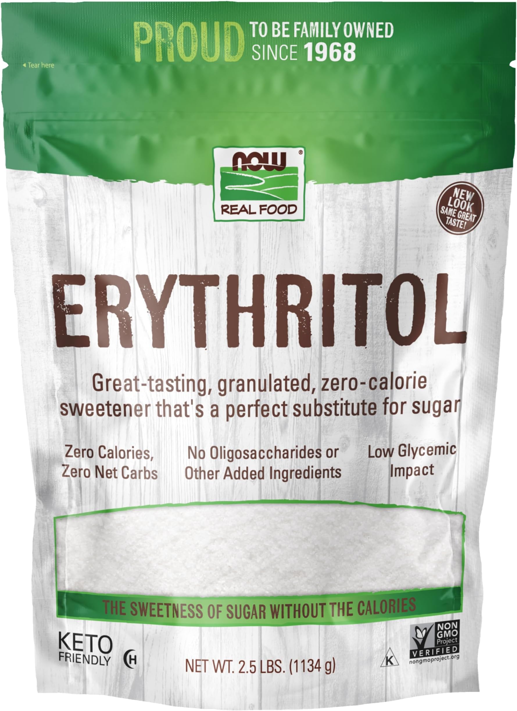 Now Foods Erythritol, 2.5 lbs