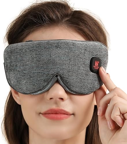 Aroma Season Máscara de Ojos Calentada Sin Cable, Compresa Caliente para Ojos Secos, Orzuelo, Blefaritis, Calazión, MGD, Lavable a Máquina, Bloqueo