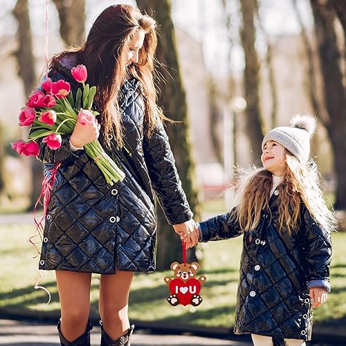 Miniatura 3 de M1NTP1US  Kit de manualidades para el día de San Valentín  Búhos de oso corazón  Manualidades de San Valentín para regalos de niños actividades en