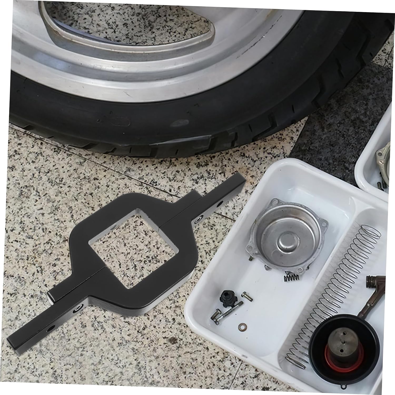 Universal 2-Bolt Design Trailer Tow Hitch Mount Bracket Quick Installation for Search Lighting Bracket