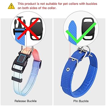 Amazon | PZOZ 2枚入 AirTag ケース 猫/犬の首輪,Air Tag ペット